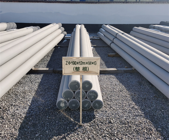 西安190×12米钢筋混凝土水泥电线杆
